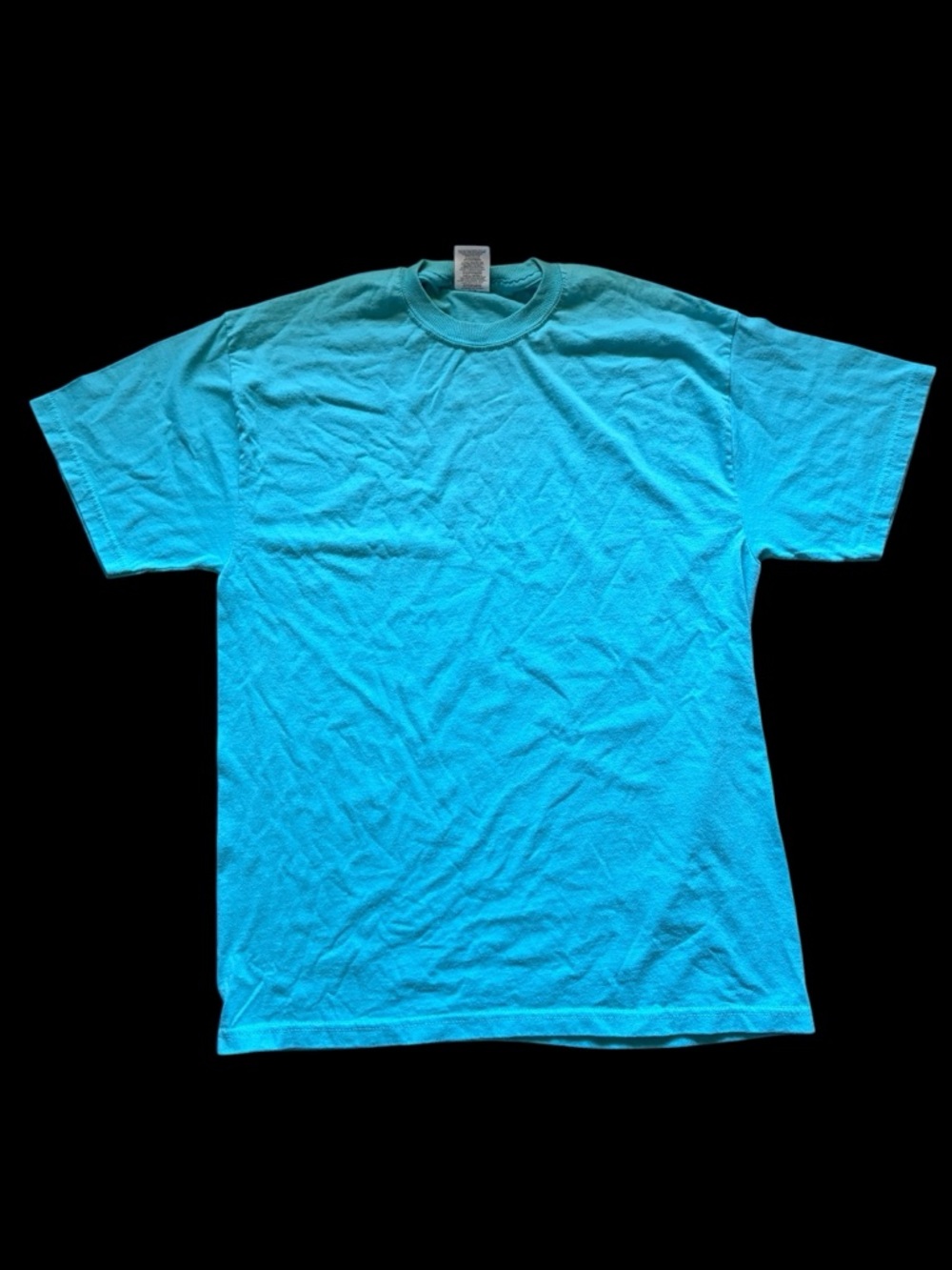 90’s Jerzees Short Sleeve Tee in Turquoise Blue